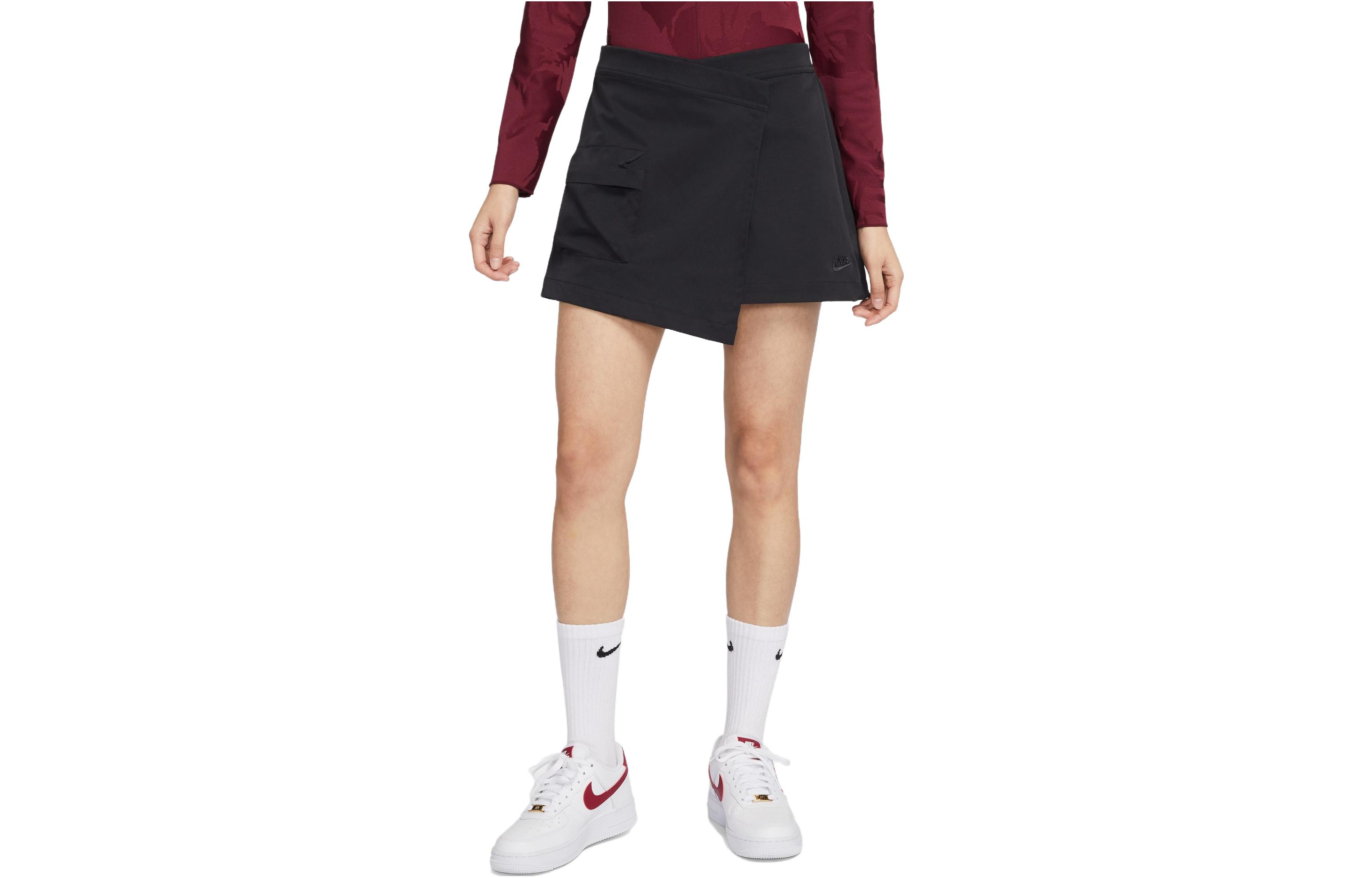 Nike SPORTSWEAR TECH PACK Casual Short Skirts Women s Coal Black DV8492-010 L