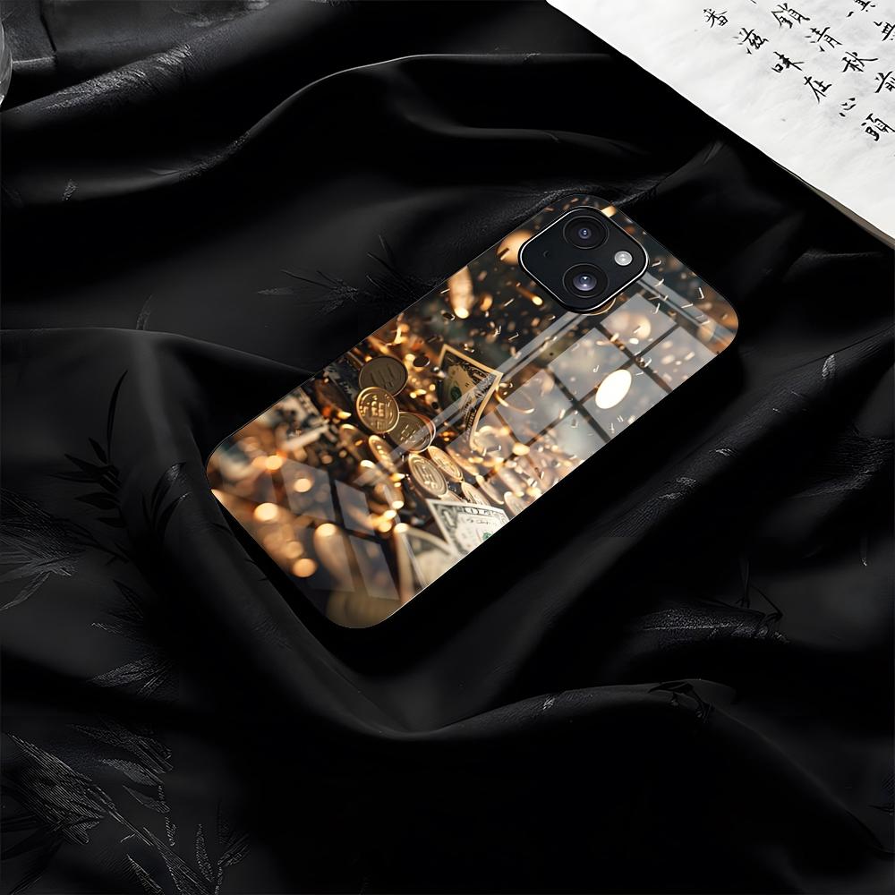 Bitcoin Phone Case For IPhone 17 Pro Max 16 15 14 Pro Max 13 11 Plus Glass Cover