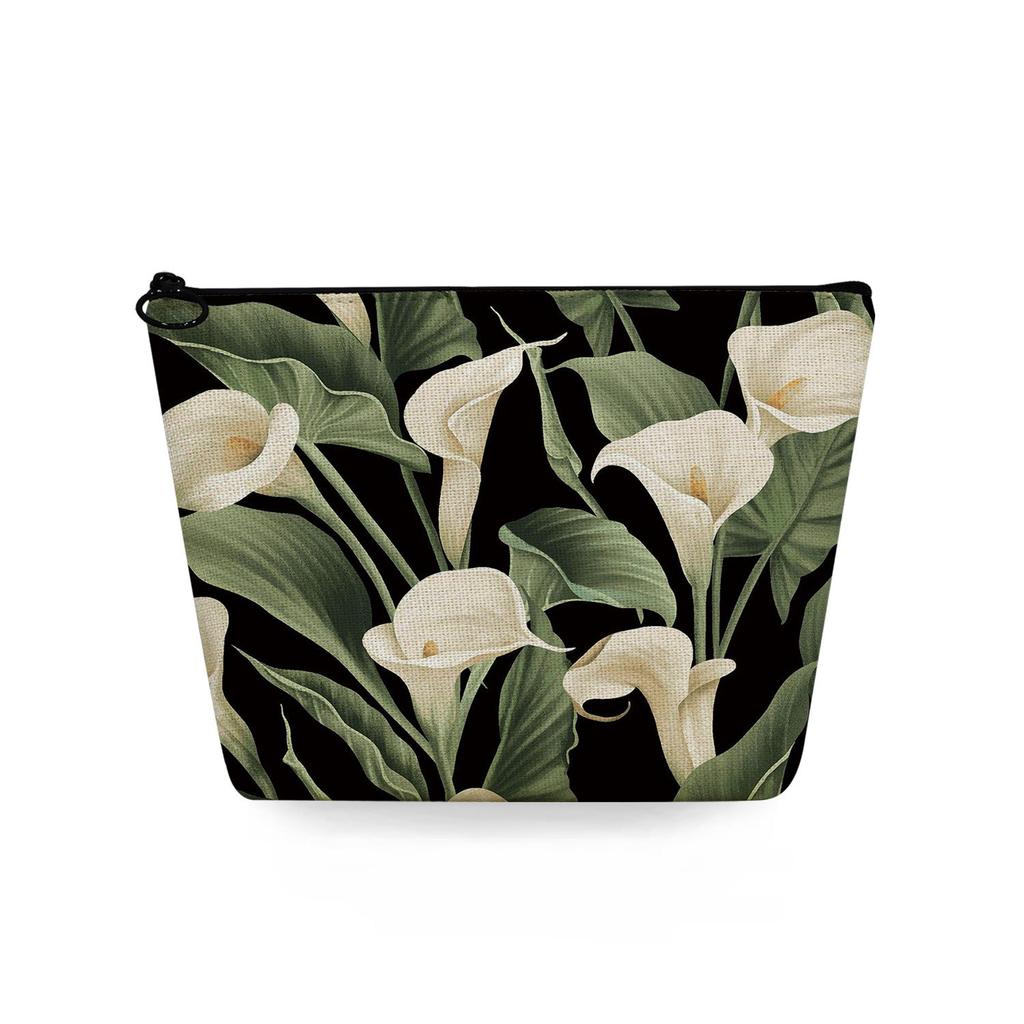 Women Flower Print Cosmetic Bag Toiletries Organize Travel Storage Case 6747
