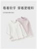 David Bella Girls' Antibacterial and Mite Proof Bottom Shirt Winter Clothing New Mid To Large Children's High Collar Top Children's T-shirt