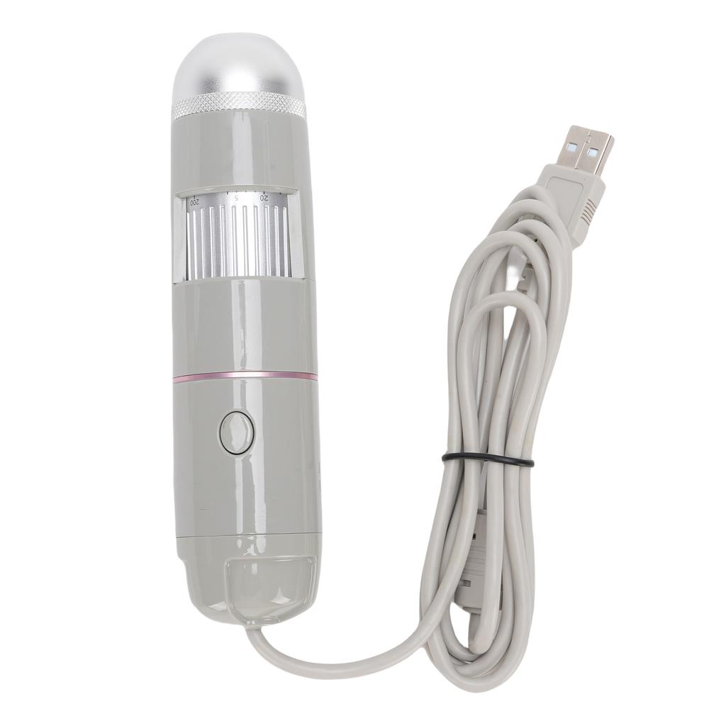 Skin Analyzer Machine Hair Follicle Scalp Detection Testing Analysis Detector 5X 200X Magnification 2MP with 8 White