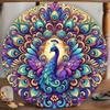 Vibrant Peacock Metal Wall Art Durable Home Decor Kitchen Bathroom Living Room