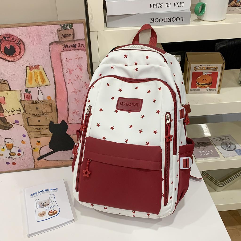 Schultasche1011 neue Schultasche Damen hochwertig Ins College-Stil Milchblau Mittelschülerinnen breiter Schultergurt Rucksack