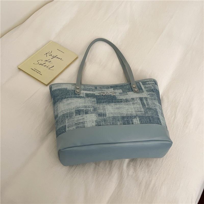 Large-capacity Bag For Women, Versatile, Fashionable, One-shoulder, Trendy, Commuter, Retro, Casual Tote Bag