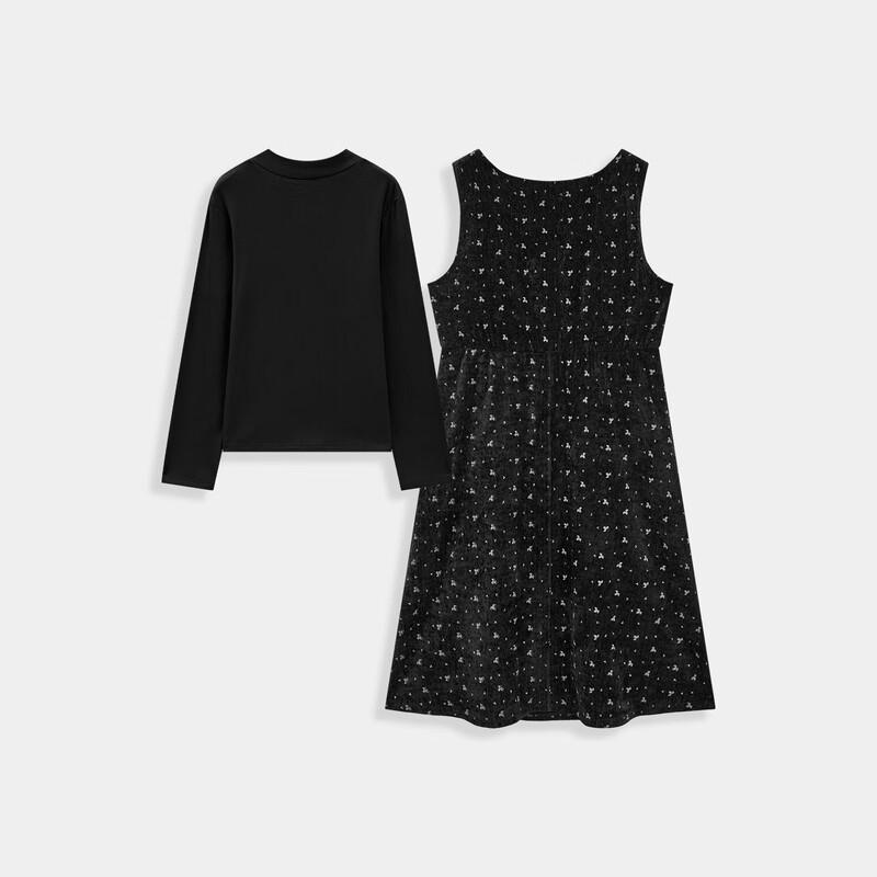 IEF Women's Plus Size Korean Style Two-Piece Dress Set