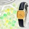 Used [New Battery] CITIZEN EXCEED Ladies Watch Gold Octagon 4-102886 10200088 New Belt