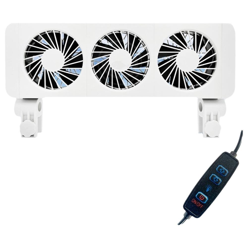 Wall Mounted Heat Dissipation Fan 1/2/3/4/5/6 Heads Fish Tank Cooler Aquarium Wall Fan  Summer