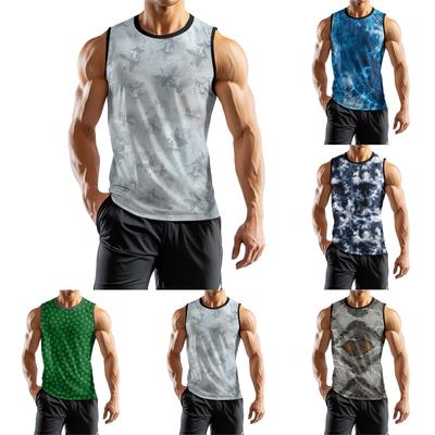Men's Fashion Printed Sports Casual Sleeveless Vest