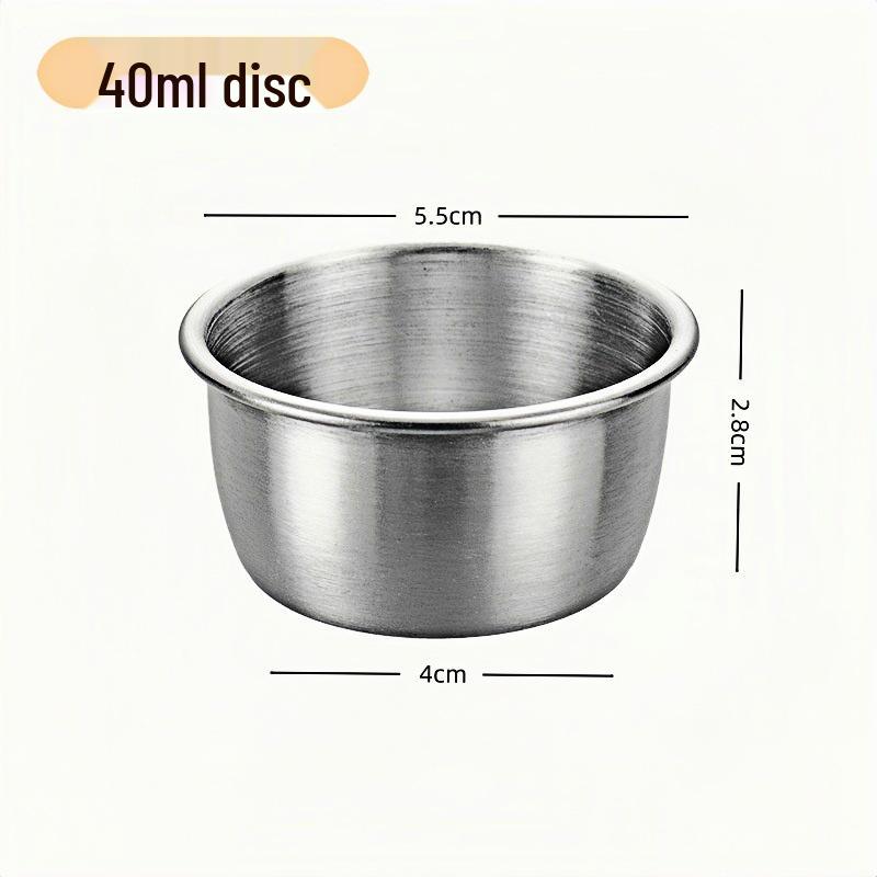 Sealed Stainless Steel 304 Dipping Sauce Dish with Silicone Lid, Portable Seasoning Cup for Home and Outdoor Use
