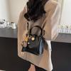 Bag women's 2025 new bucket bag brown design texture women's broadband shoulder messenger bag