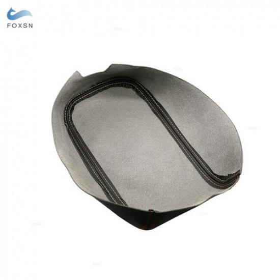 For 11-14 Chrysler 200 All Black Leather Center Console Synthetic Armrest Cover
