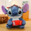 Sakura Pink Stitch Plush Toy with Flowers - Valentine's Day Gift for Girls