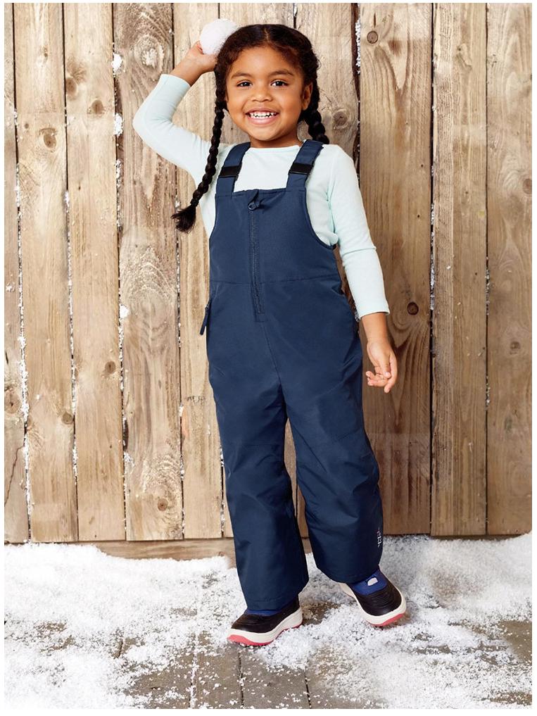 2025 Kids Waterproof & Windproof Ski Pants with Straps - Warm, Padded Outdoor Sports Overalls
