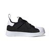 Adidas Superstar 360 Little Kid Black White Gold Kids Sneakers Core-Black Gold-Metallic Cloud-White HQ6080