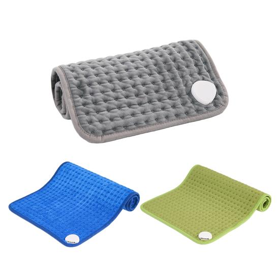 75W Electric Heating Blanket Back Neck Shoulder Pain Relief 9-Gear Temp 4-Gear Timer Flannel Electric Warming Pad UK Socket