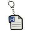 Creative Car Keychain Artistic Design Acrylic Lightweight Key Ring Pendant Daily Use Gift for Students Professionals