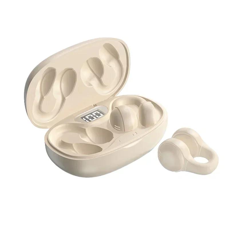 

TWS X58 Бездротові навушники з кістковою провідністю Bluetooth-навушники Водонепроникні спортивні навушники-вкладиші Сережка Завушний гачок з мікрофоном Гарнітура хакі