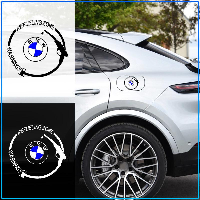 Car Badge Vinyl Reflective Fuel Tank Cap Stickers Decal Accessories For BMW M Performance 1 3 5 7 Series M3 M4 M5 M6 X1 X3 X5 X6 X7 E30 E34 E36 E39 E4