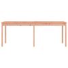 Garden Table 203.5 x 100 x 76 cm Solid Douglas Fir Wood