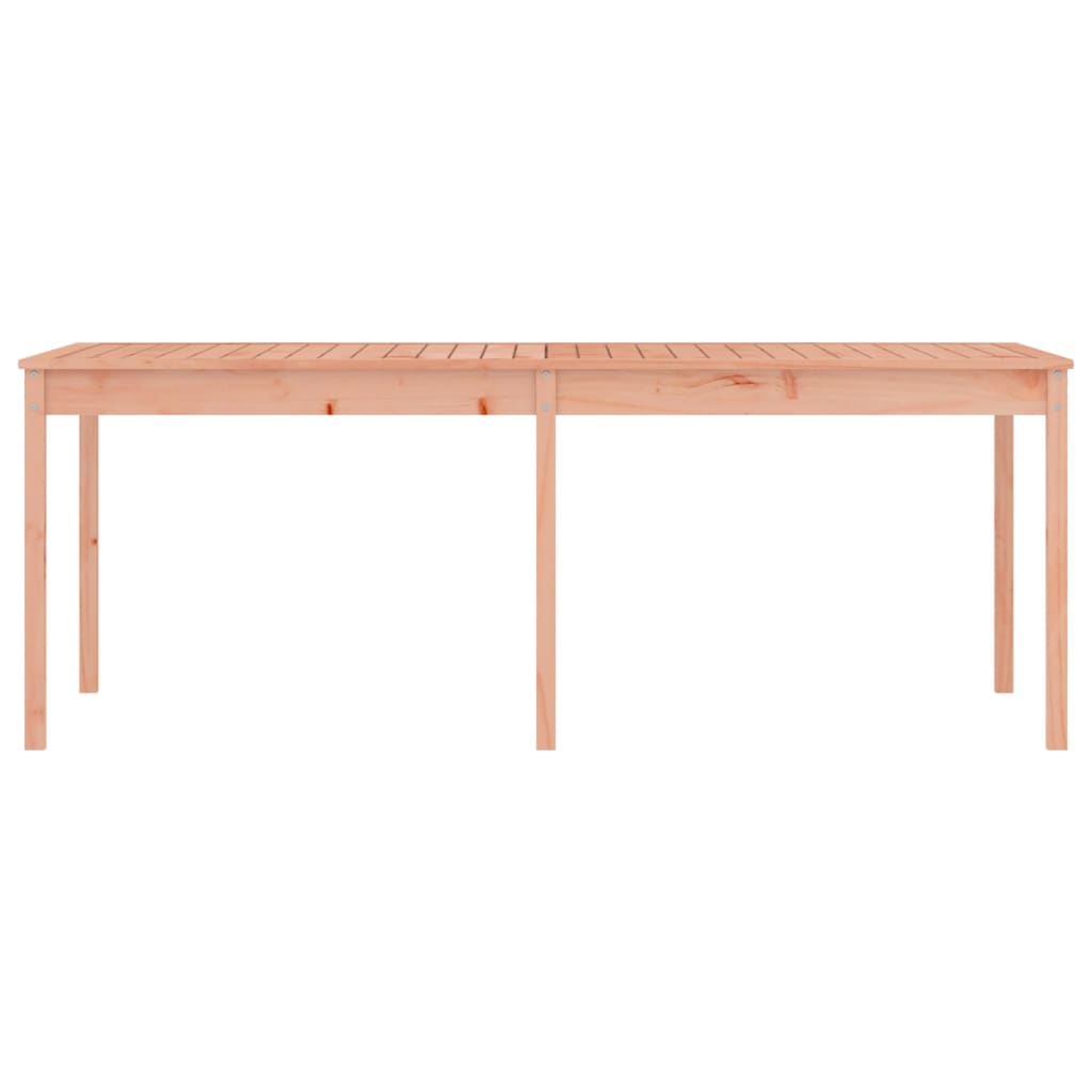 Garden Table 203.5 x 100 x 76 cm Solid Douglas Fir Wood