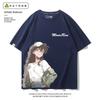 Detective Conan Anime Manica Corta Xiaolan Mouri Ran Stampata Nuova Moda Unisex e da Donna Indumenti Nuovi Casual Manica Corta