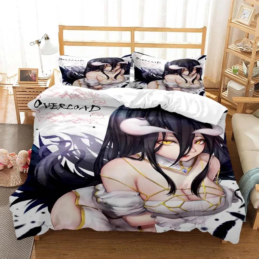 Sexy Anime Beauty Digital Print Comfortable Duvet Quilt Cover Pillowcase Bedding Set Children Bedroom Decoration Home Textile
