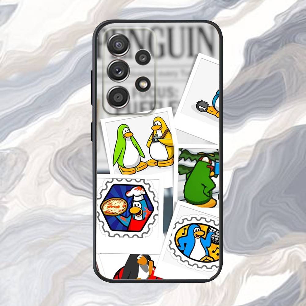C-Clubs Game P-Penguin-ns Phone Case For Samsung S25,S24,S21,S22,S23,S30,Ultra,S20,Plus,Fe,Lite,Note,10,9,5G Black Cover