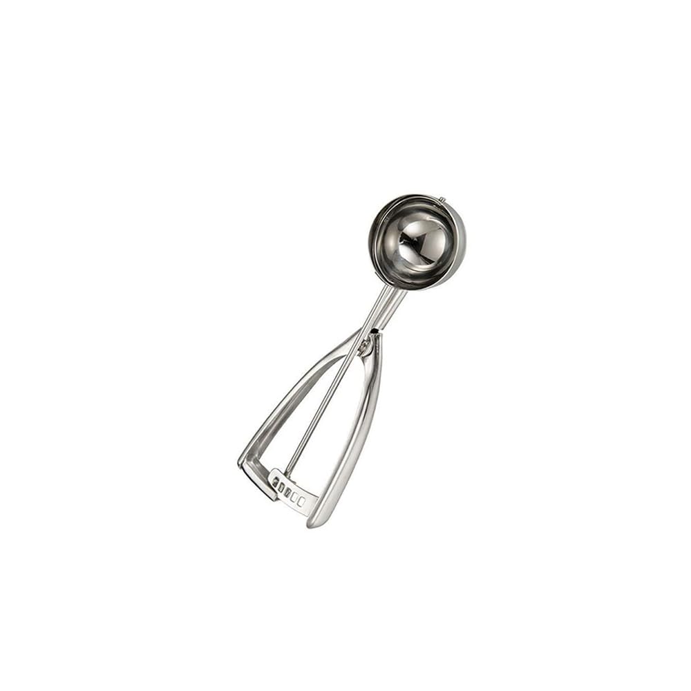 Stainless steel ice cream easy to and available in three sizes for kitchens and restaurants scoop, clean, (40mm)