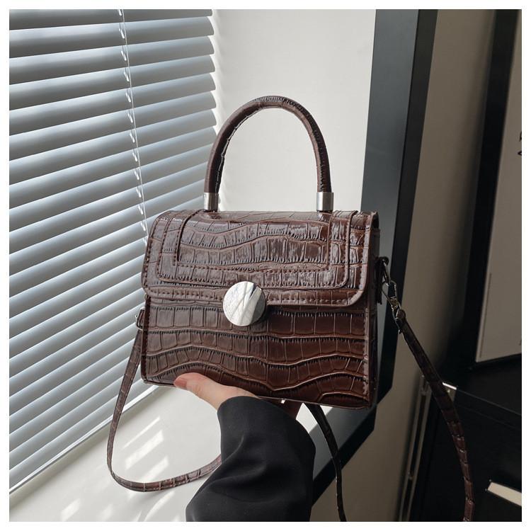 Chic Korean Style Lock Closure Fashionable Casual Womens Bag Trendy For Spring 2024