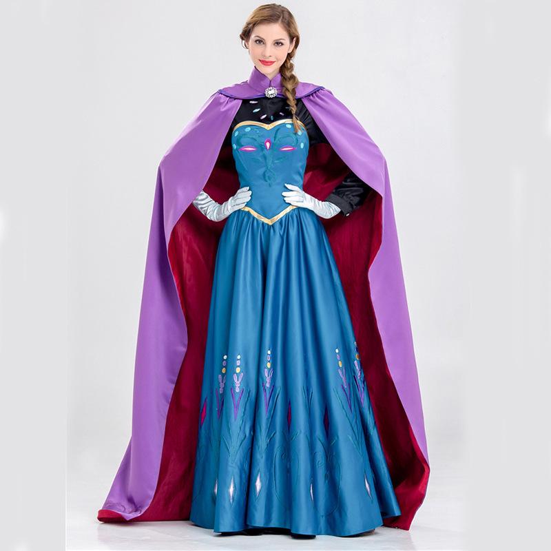 Women s Frozen Anna Halloween Cosplay Costume M