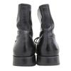 COMMEdesGARCONS Leather Lace-up Boots Shoes Women's Black 22 1/2 Shoes 22 1/2 blackUsed