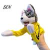 Safe Scratching Toys for Pets Boxing Animal Hand Puppet, Plush Shark Dinosaur Dog Toy Pets, Interactive Soft Cotton Filled Pet Play Training