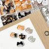 30pcs Creative Kitty Buttons 12mm Ginger Cat Buttons Calico Cat Buttons  Clothes Accessories