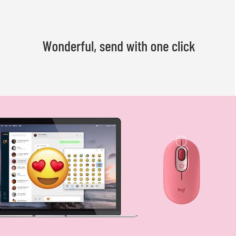 Logitech POP MOUSE Wireless Bluetooth Mouse
