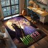 Wicked Witch Green and Black Modern Rug Carpet Large Area Rug Non Slip Washable Floor Mat Gamer Room Bedroom Home Decor