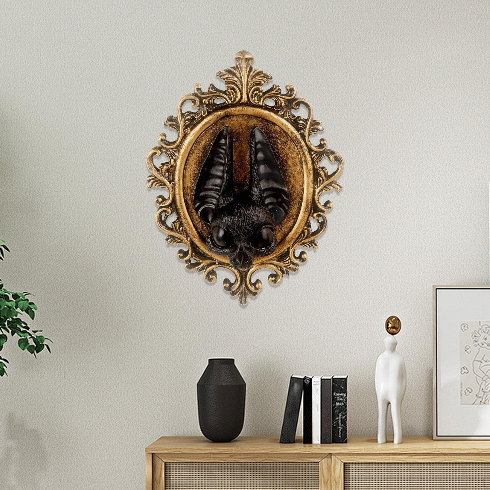 

Head Wall Decor Decoration stunning Mounted Animal Art Sculpture for Indoor/Outdoor gold