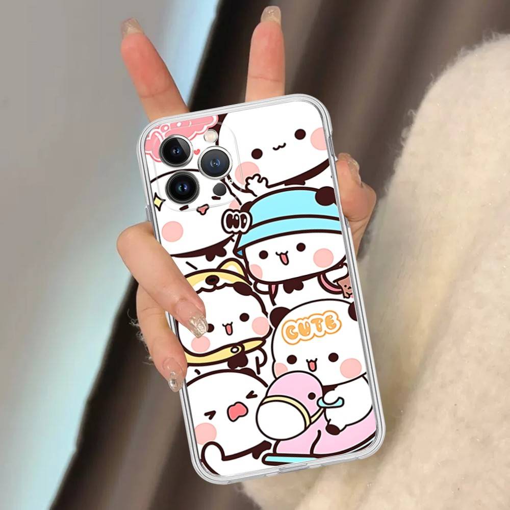 Cute Bubu Dudu Phone Case For IPhone 11 13 16 12 17 14 15 Pro Max Plus Soft Clear Back Cover Coque
