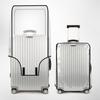 Travel Transparent Luggage Cover Waterproof And Dustproof Pvc Wear Resistant Fits 20-30 Inch Suitcases