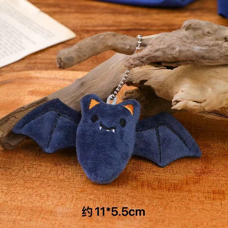 Halloween Plush for Women Pumpkin Ghost Bat Witch Hat Trick or Treat Cartoon Bag Charm Party Gifts Accessories Bag Charm