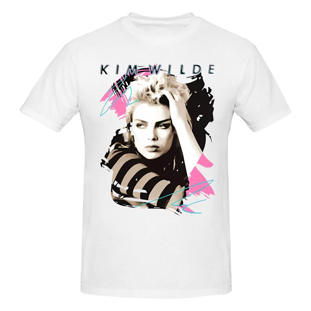 Kim Wilde 80s Retro Faded Soft And Glutinous Tshirt Fresh And Simple Easy To Clean Tees