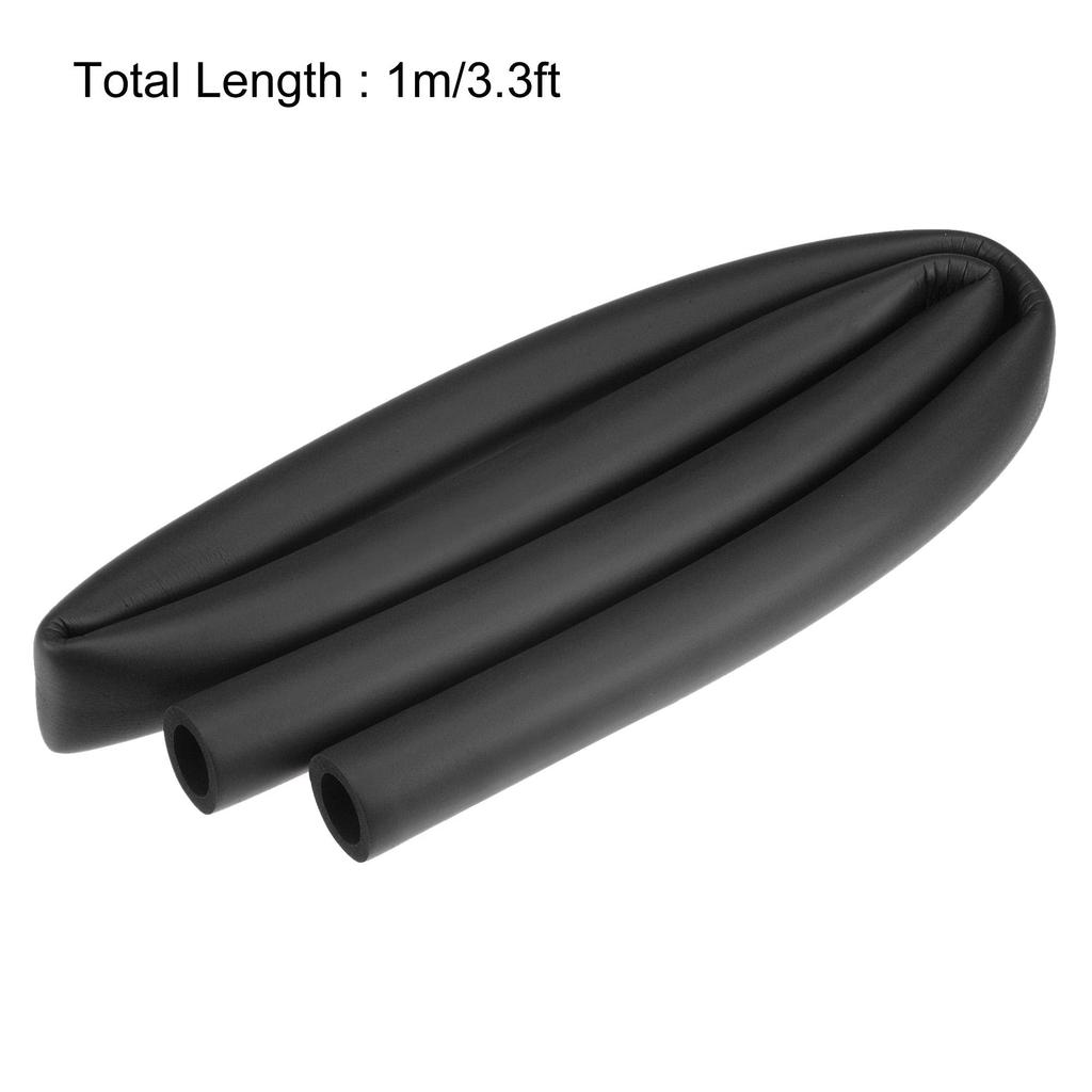 uxcell Foam Tube Foam Sleeve Foam Pipe Insulation 20mm ID