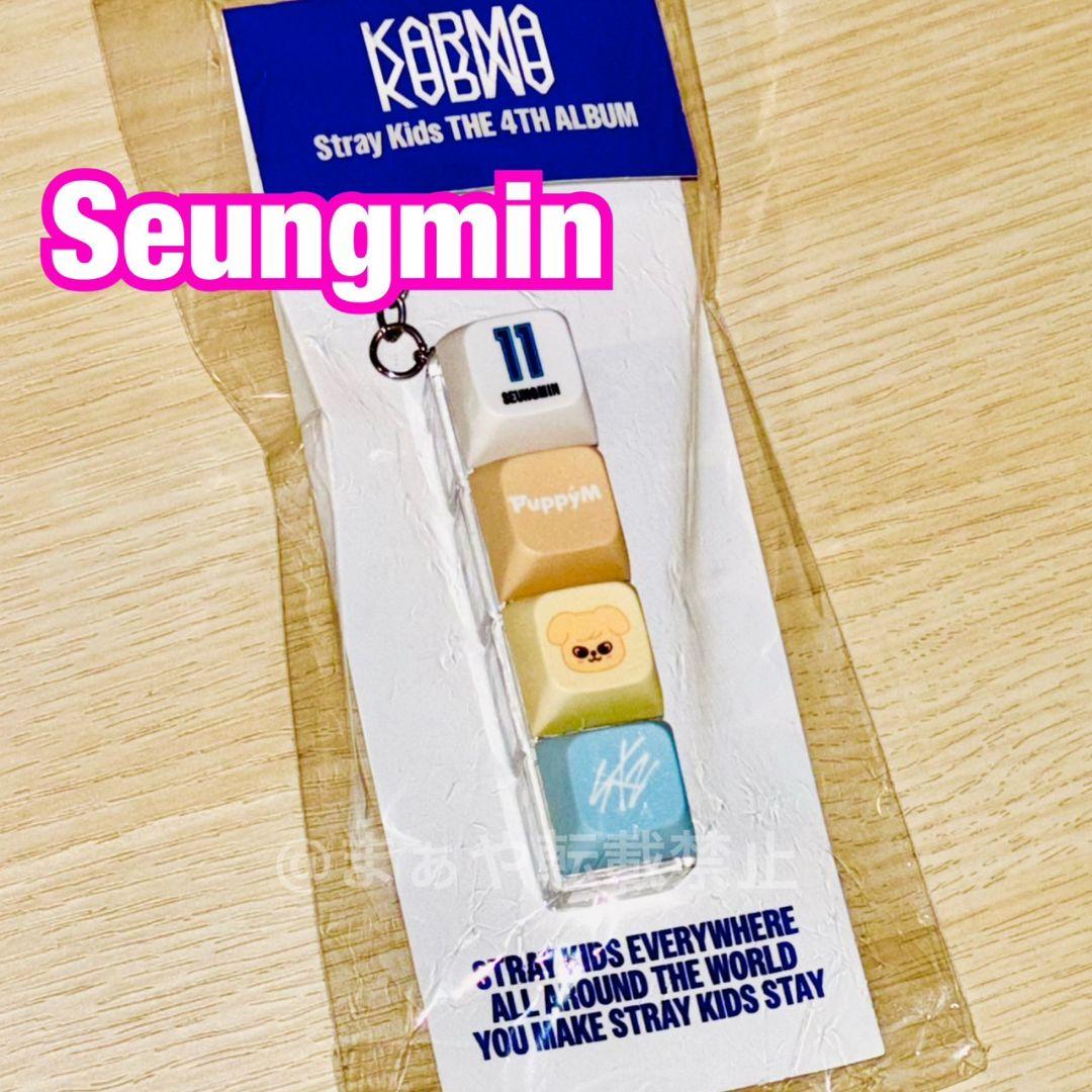 

[USED] Seungmin straykids KARMA Pop-up Keycap Keyring