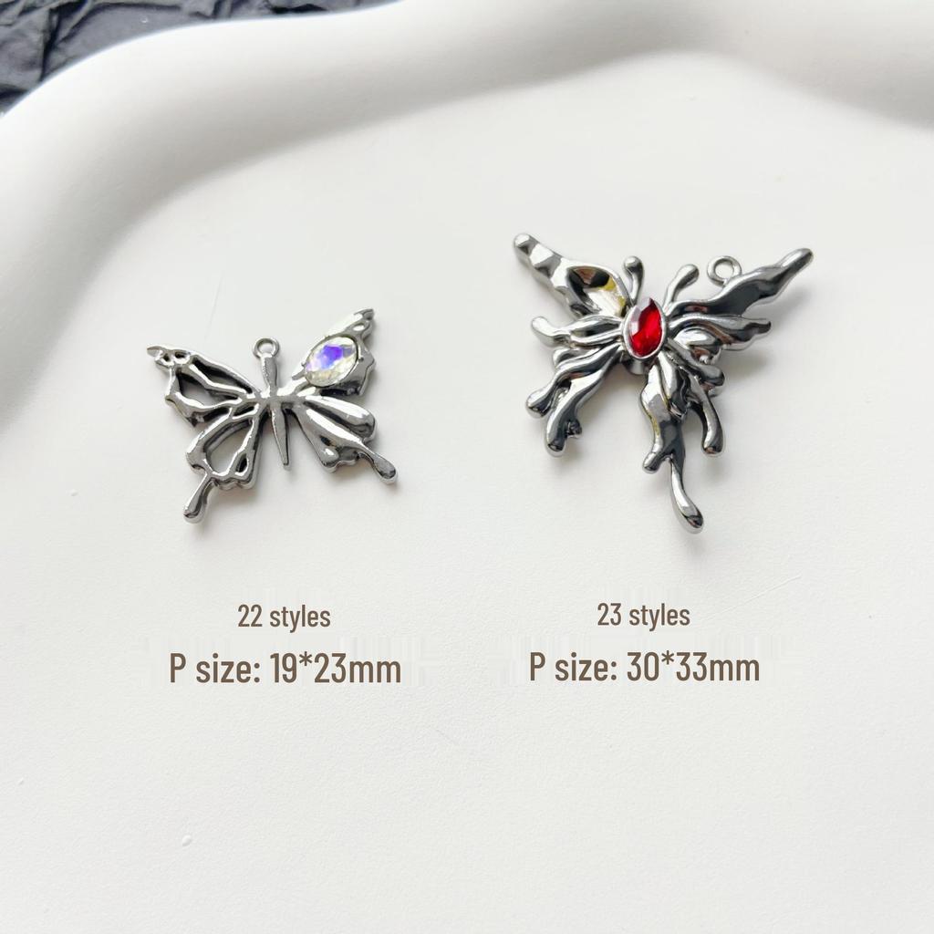 Dunkel Süßes Herz Rose Kreuz Legierung Anhänger für DIY Armband/Halskette