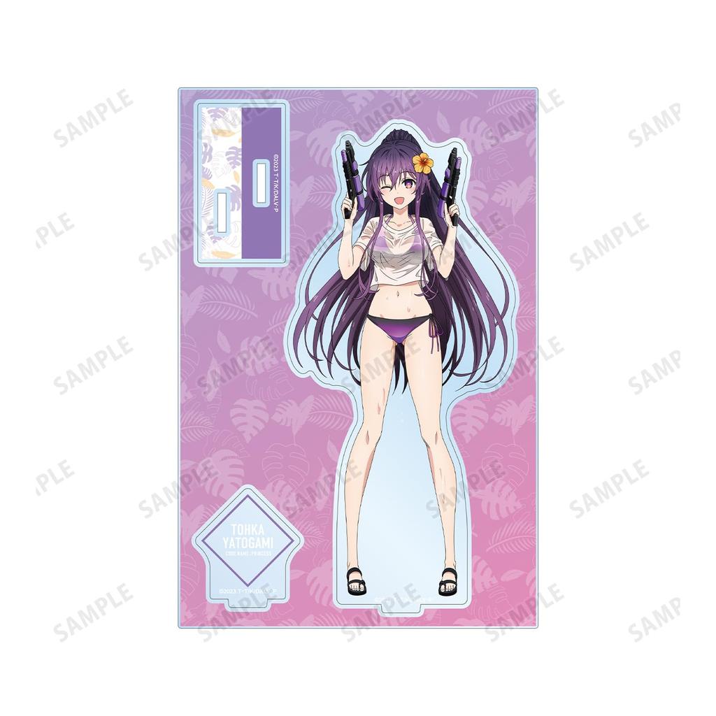 A Live Anime Original Illustration of Yatogami Tohka Date A Vacation Big Acrylic Stand with Parts "Date V" Ver.