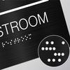 Bathroom Signs Toilet WC Mark Label Farmhouses Decorations for Farmhouses Decorations SelfAdhesive Wall Sticker