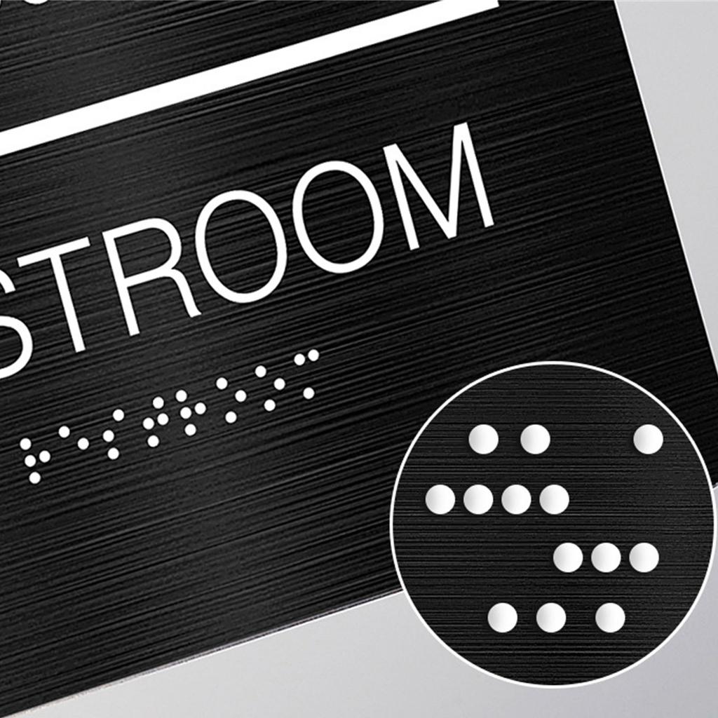 Bathroom Signs Toilet WC Mark Label Farmhouses Decorations for Farmhouses Decorations SelfAdhesive Wall Sticker