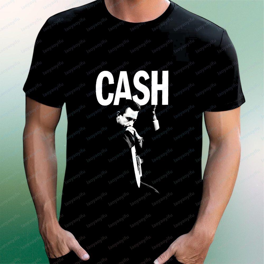 Johnny Cash - Unique Summer Casual Multi-Purpose Short-Sleeved Men's and Women's Round-neck T-S
