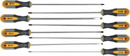Vorel Long Screwdrivers Set 8 Pcs.