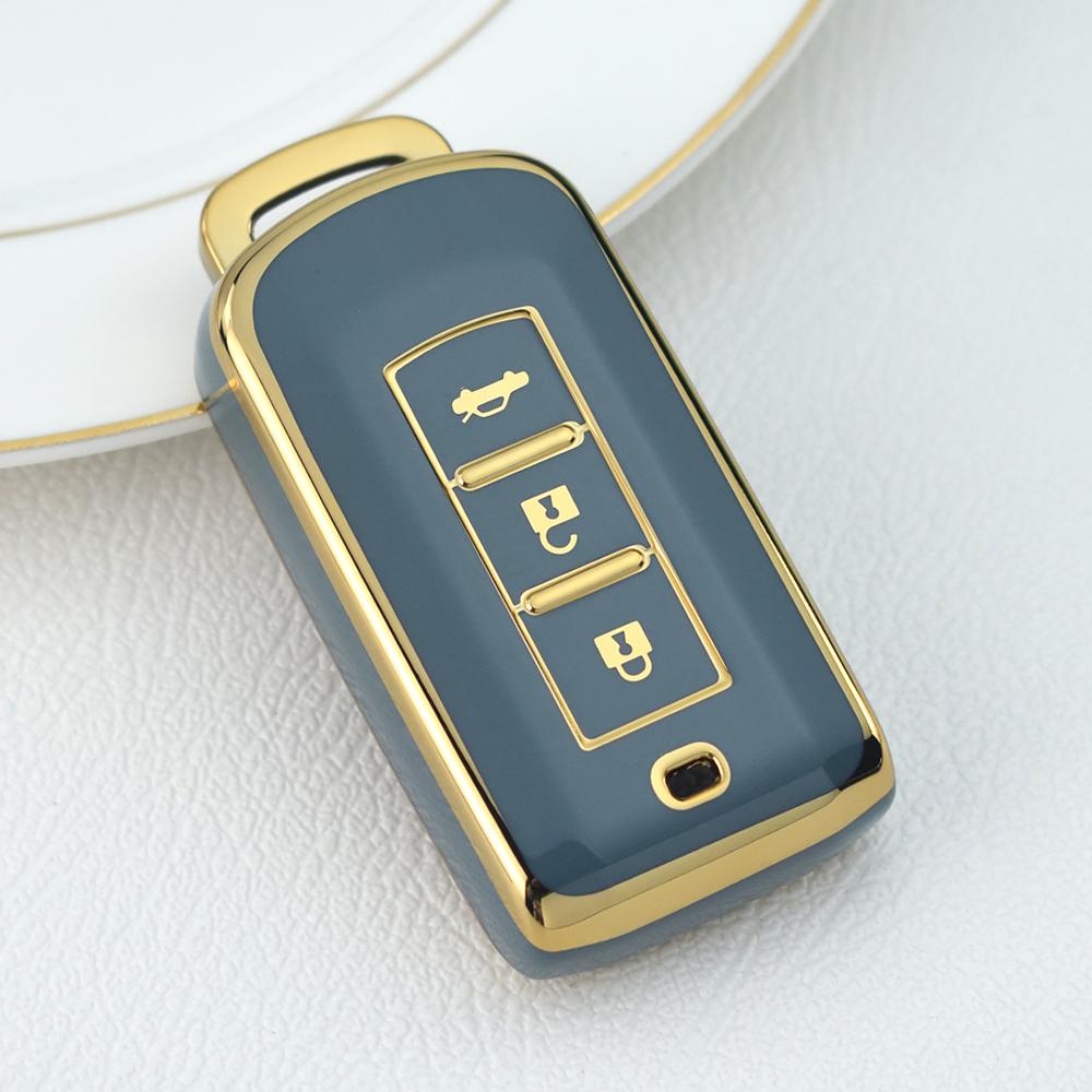 TPU Car Smart Key Case Cover Holder For Mitsubishi Outlander Lancer 10 Pajero Sport ASX RVR L200 Eclipse Cross Auto Accessories