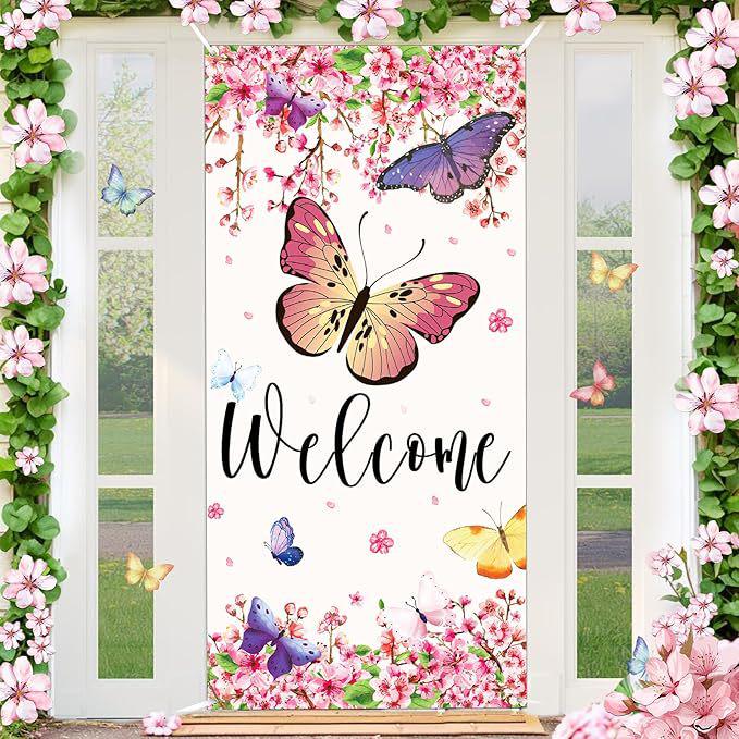 Clownfish Ocean Animals Door Banner - Party Celebration Polyester Curtain Decoration
